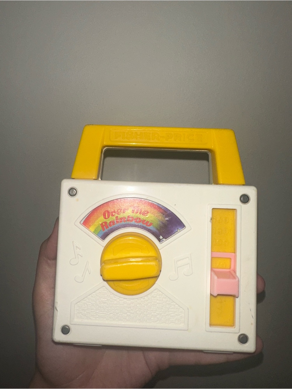 Vintage 1981 Fisher Price Radio Music Box “Over the Rainbow”